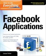 Cover of: How to Do Everything: Facebook Applications (How to Do Everything)