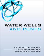 Cover of: Water Wells and Pumps