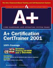 Cover of: A+ Certification DVD CertTrainer