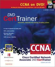 Cover of: Dvd Cert Trainer: Exam 640-507  | Syngress Media Inc
