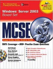 Cover of: MCSE Windows Server 2003 Boxed Set (Exams 70-290, 70-291, 70-2293, 70-294)