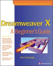 Cover of: Dreamweaver X: A Beginner's Guide