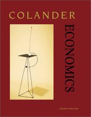 Cover of: Economics by David C. Colander