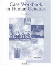 Cover of: Case Studies Workbook to accompany Human Genetics by Ricki Lewis