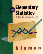 Cover of: Elementary Statistics by Allan G. Bluman