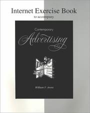 Cover of: Internet Exercise Book to Accompany Contemporary Advertising