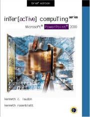 Cover of: Interactive Computing Series by Kenneth C. Laudon, Kenneth Rosenblatt