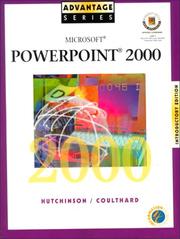 Cover of: Advantage Series:  Microsoft PowerPoint 2000 Introductory Edition