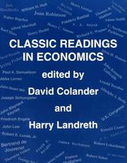 Cover of: Economics | David C. Colander