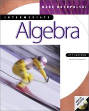 Cover of: Intermediate Algebra with CD-Rom Mac mandatory package by Mark Dugopolski