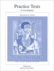 Cover of: Psychology Student Practice Tests