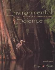 Cover of: Environmental Science: A Study of Relationships