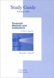Cover of: Study Guide to Accompany Financial Markets and Institutions