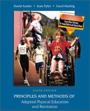 Cover of: Principles and Methods of Adapted Physical Education and Recreation, 9th