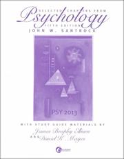 Cover of: Selected Chapters from Psychology