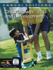 Cover of: Annual Editions: Child Growth and Development 01/02