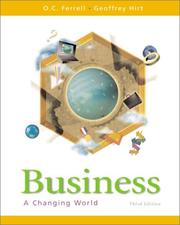 Cover of: Business: A Changing World
