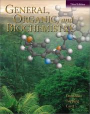 Cover of: General, Organic, and Biochemistry