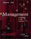 Cover of: Management