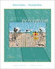 Cover of: Perception With Interactive Study Guide CD ROM by Robert Sekuler, Randolph Blake