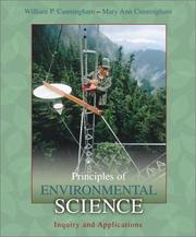 Cover of: Principles of Environmental Science: Inquiry & Applications w/OLC Password Code Card