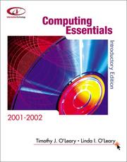 Cover of: Computing Essentials 01-02 Introductory