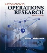 Cover of: Introduction to Operations Research by Frederick S. Hillier, Frederick S. Hillier