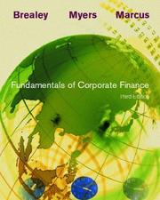 Cover of: Fundamentals of Corporate Finance w/CD + PowerWeb + Study Guide: Fund. w/cd + PW + SG