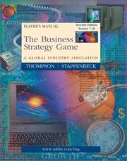 Cover of: Business Strategies Game  by 