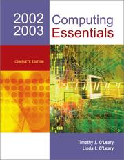 Cover of: Computing Essentials 2002-03 Complete Edition w/ Interactive Companion 3.0