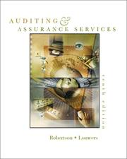 Cover of: MP Auditing and Assurance Services w/ Apollo Shoes Casebook and PowerWeb by Jack C. Robertson, Timothy Louwers