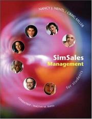 Cover of: Simsales Management: Student Manual