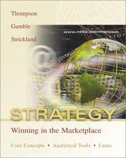 Cover of: Strategy: Winning in the Marketplace:  Core Concepts, Analytical Tools, Cases