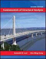 Cover of: Fundamentals of Structural Analysis (Mcgraw-Hill Series in Civil and Environmental Engineering)
