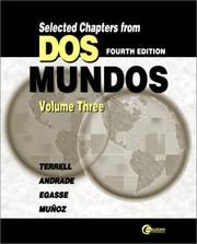 Cover of Selected Chapters from Dos Mundos Volume 3 by Terrell