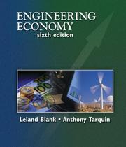 Cover of: Engineering Economy (Mcgraw-Hill Series in Industrial Engineering and Management Science)