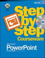 Cover of: Microsoft Powerpoint Version 2002 Step by Step Courseware (Step By Step Courseware)