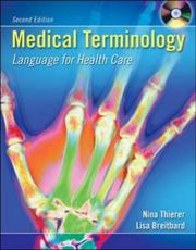 Cover of: Medical Terminology: Language for Health Care with Student CD-ROM and English Audio CD