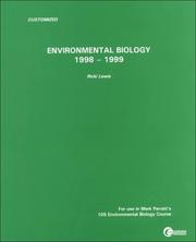 Cover of: Environmental Biology by Ricki Lewis