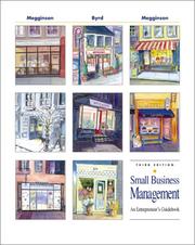 Cover of: Small business management | 