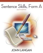 Cover of Sentence Skills