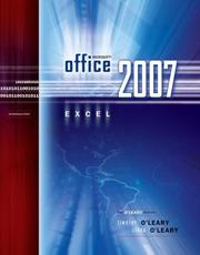 Cover of: Microsoft Office Excel 2007 Introduction (O'Leary Series)