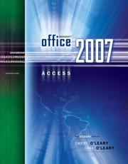 Cover of: Microsoft Office Access 2007 Introductory (The O'Leary Series)