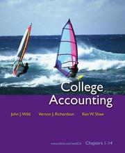 Cover of: College Accounting (Chapters 1-14) with Circuit City Annual Report