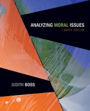 Cover of: Analyzing Moral Issues