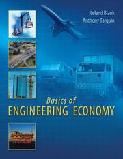 Cover of: Basics of Engineering Economy