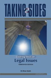 Cover of: Taking Sides: Clashing Views on Legal Issues (Taking Sides: Clashing Views on Controversial Legal Issues)