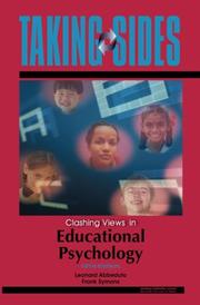 Cover of: Taking Sides: Clashing Views in Educational Psychology (Taking Sides)