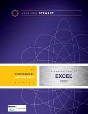 Cover of: Microsoft Excel 2007: A Professional Approach