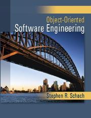 Cover of: Object-Oriented Software Engineering by Stephen R. Schach